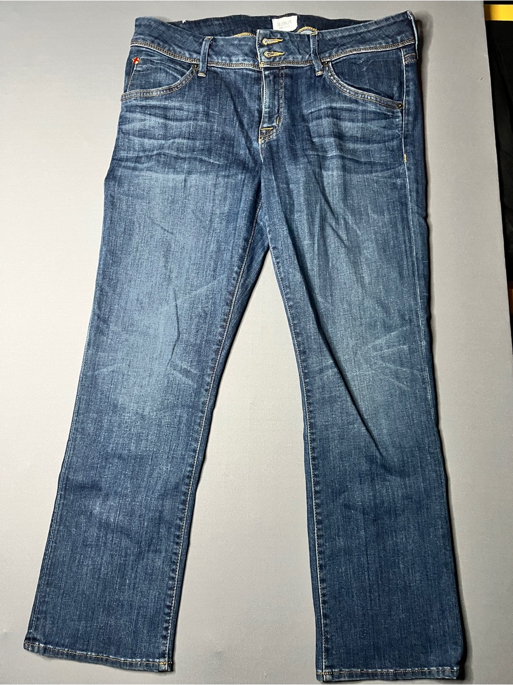 Hudson Jeans women’s Beth baby boot crop- Blue Wash